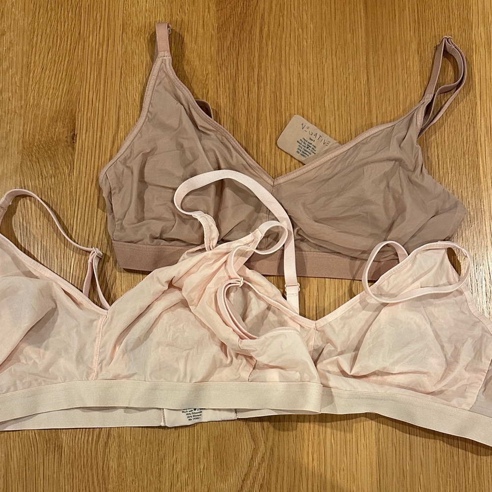 Bundle of 3 Negative Bralettes size 5